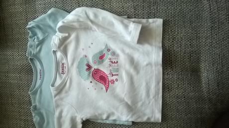 Trička, nepouživane, lupilu,80