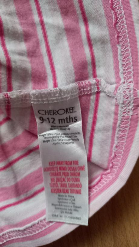 Balik letné šaty veľ.80 ( 9-12mesiace ), cherokee,80