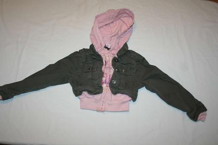 Tenká bundička do pol pása, 110