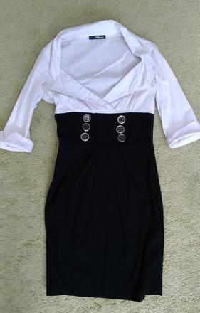 Ciernobiele saty jane norman s/m, s