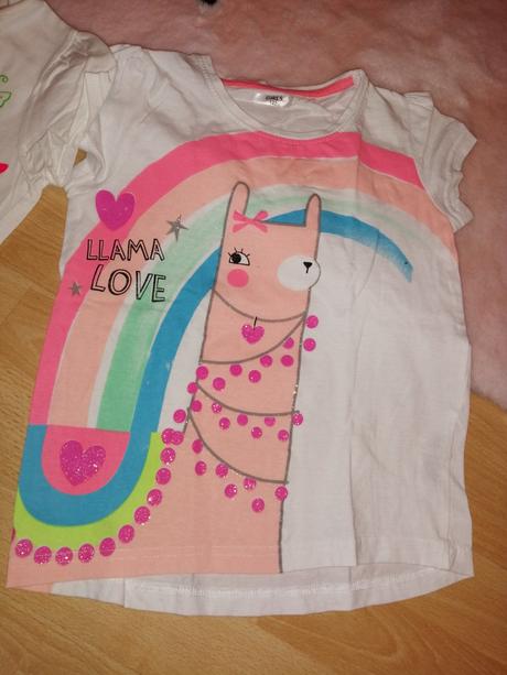 Tričko s lamou, barbie, 2 kusy, barbie,122