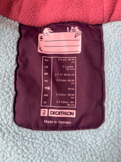 Decathlon zimná bunda, wedze,92