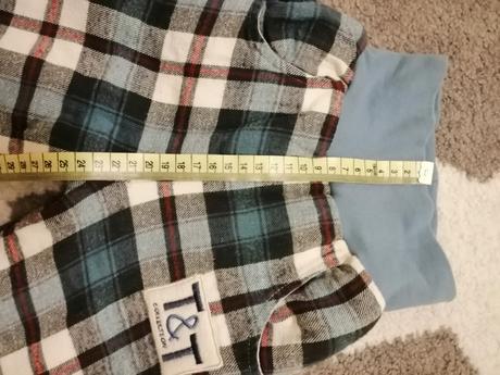 Zateplene flanelove nohavice, tulec trend,74