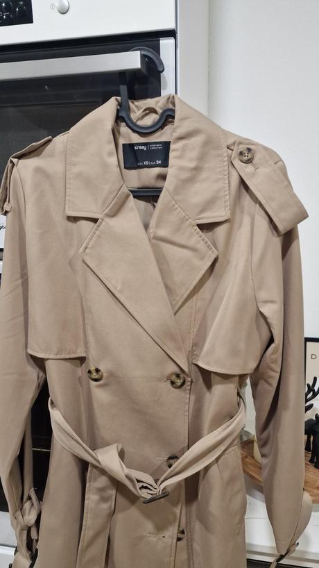 Kabát trenčkot, sinsay,xs