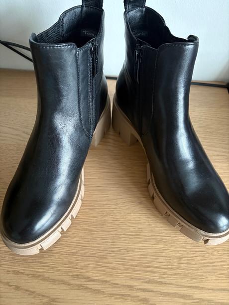 Kožené čižmy tamaris, tamaris,37