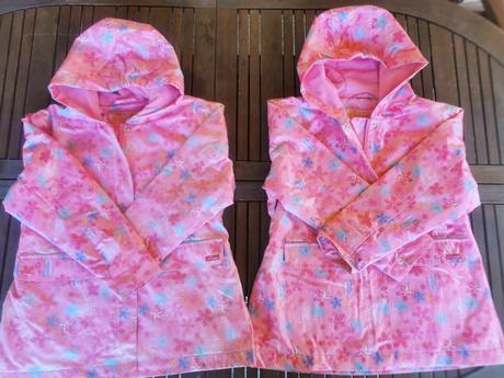 Oteplené bundičky do dažďa - už iba jedna, 134