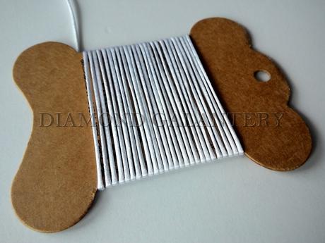 Shamballa šnúrka saténová 1,5 mm biela,