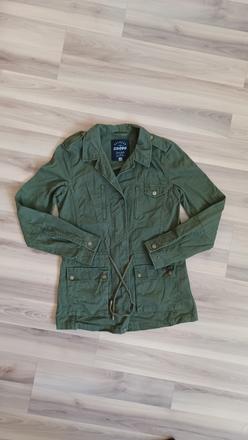 Khaki prechodná bunda, xs
