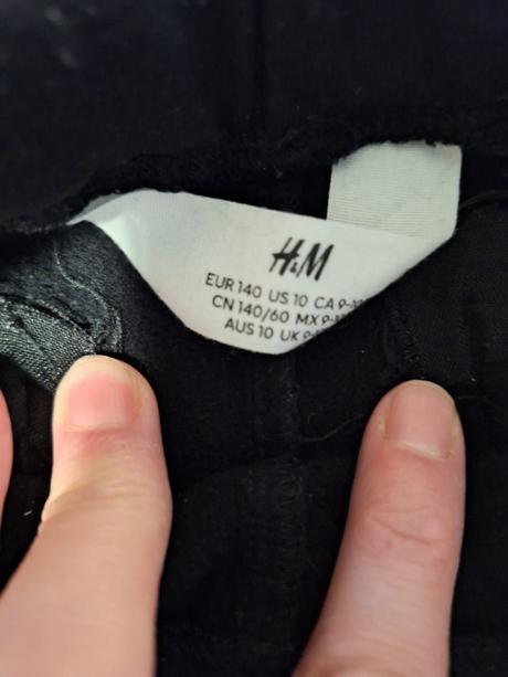 Leginove zateplene nohavice 134, h&m,134