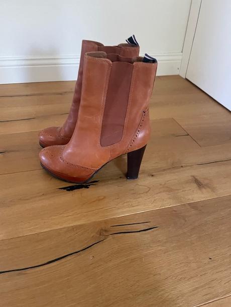 Stýlové celokožené topánky tommy hilfiger/40, tommy hilfiger,40