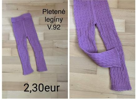 Pletené legíny, 92