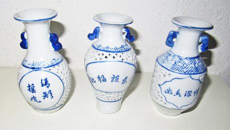 Keramika - váza, sada 3 kusy, 