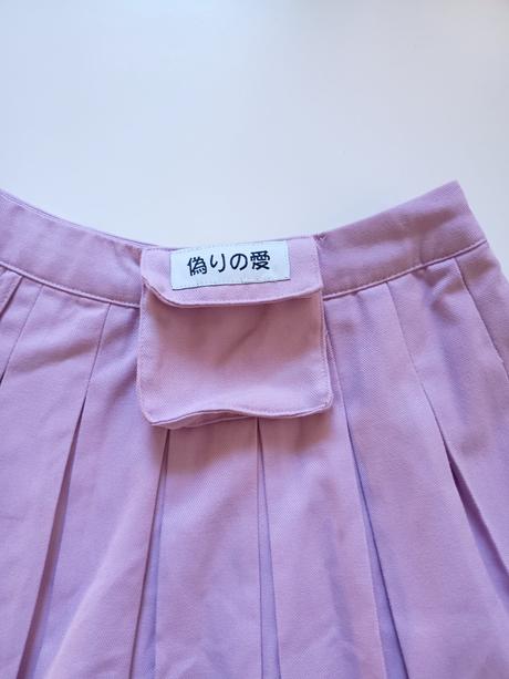 Skladaná mini sukňa cropp, s