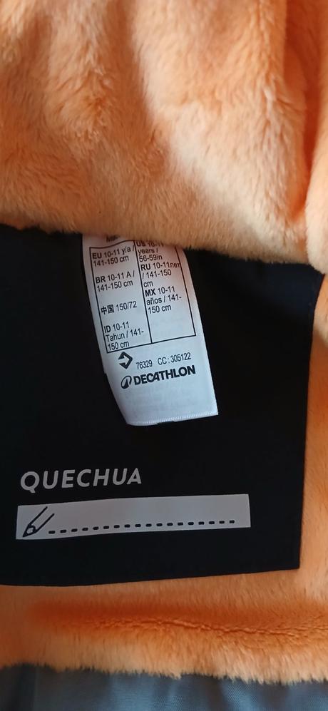 Zimný kabát, decathlon,146