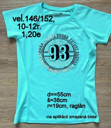 Športové tričko veĺ.146/152, 146