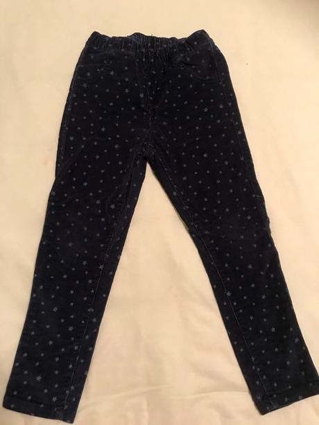 Modré hviezdičkové menšestráky na gumu, veľ.110, 110