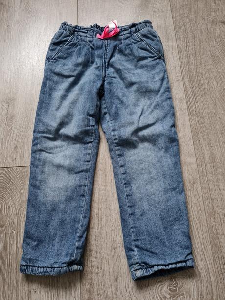 Zateplene flisom rifle / nohavice teplé detské, oshkosh,104