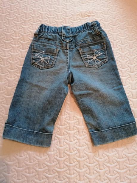 Dievčenské riflové kraťase, 110