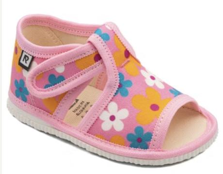 Rak ortopedické papučky kvety - skladom, rak,17 - 32