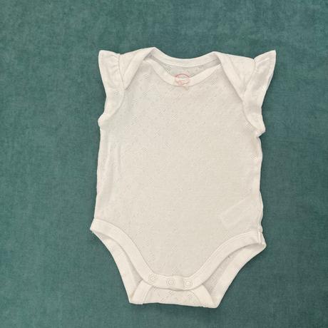 Body biele, perforovane, baby club,56