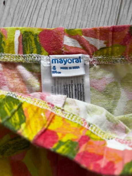 3/4 farebne nohavice, mayoral,104