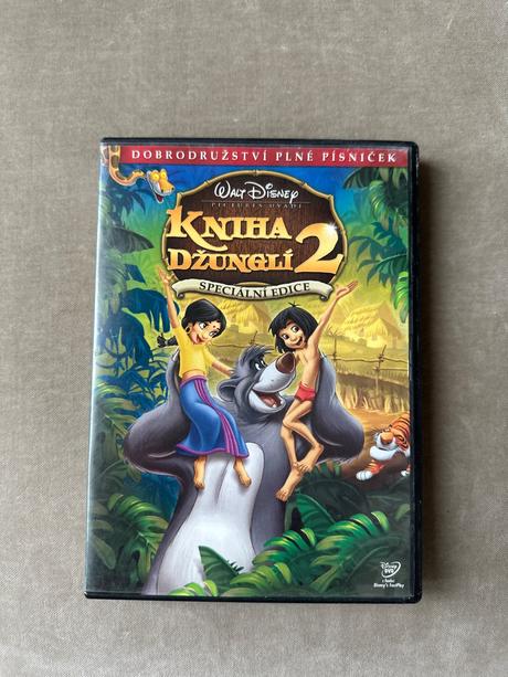 Dvd kniha džunglí 2 walt disney,
