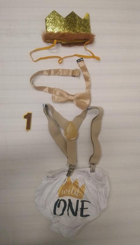 5 dielny baby set 1. narodeniny, wild one 80-92 cm, 80 / 86 / 92