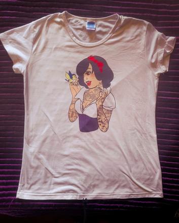 Tricko rock - snehulienka, xl