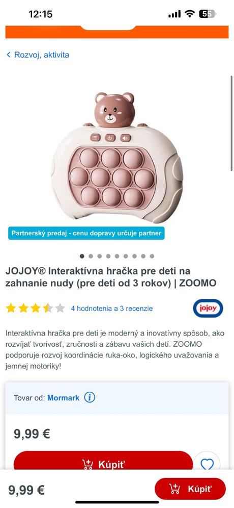 Whack a mole elektronická pop in hra, 