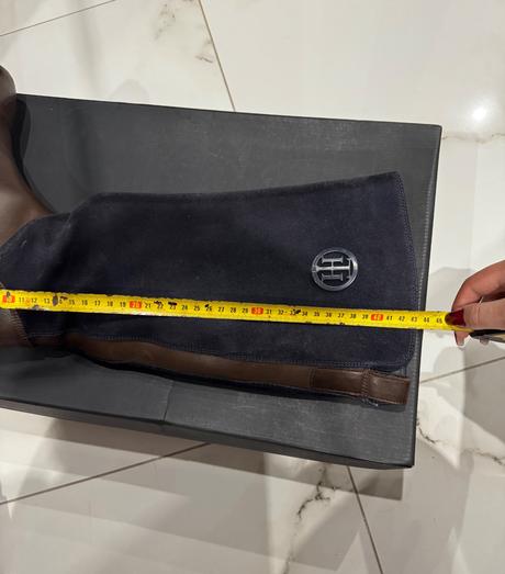 Tommy hilfiger kožené čižmy 40, tommy hilfiger,40