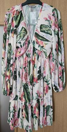 Plísove šaty h&m xs, h&m,xs