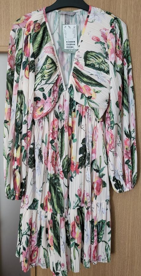 Plísove šaty h&m xs, h&m,xs