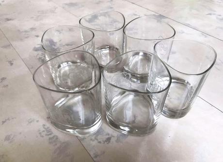 Trojuholníkové poháre grants 6 ks, 