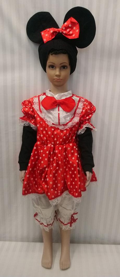 3 dielny kostým minnie mouse, fiori, 5-7r, 110-128,