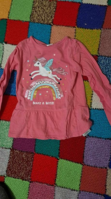 Letné dievčenské tričko 110, 116