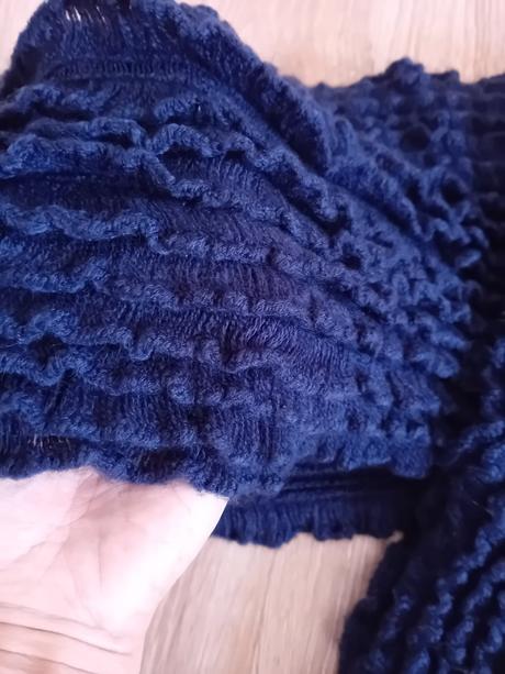 Tmavomodrý šál/tunel, f&f