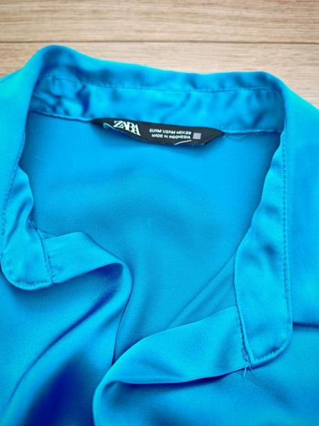 Krásna saténová blúzka, zara,m