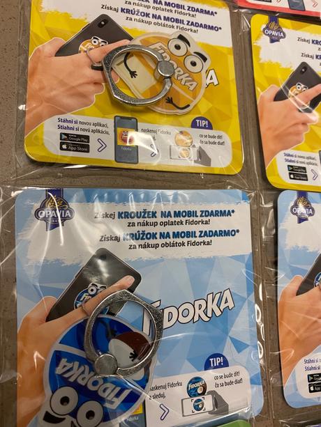 Krúžok držiak na mobil rôzne farby, cena za kus, 