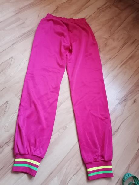 Dievčenské ružové športové tepláky - 158, 158