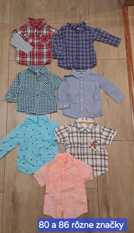 Mix oblečenie chlapec 74/80 a 80, 68–80