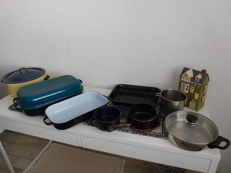 Samltované do kuchyne pekáče, hrnce, 