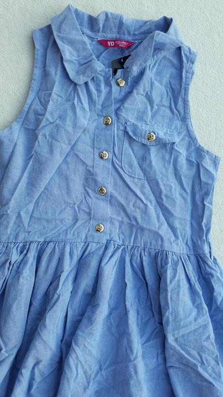 Saty z riflovinovej latky, primark,158