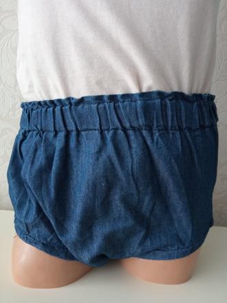 Dievčenské tmavomodré šortky, 86