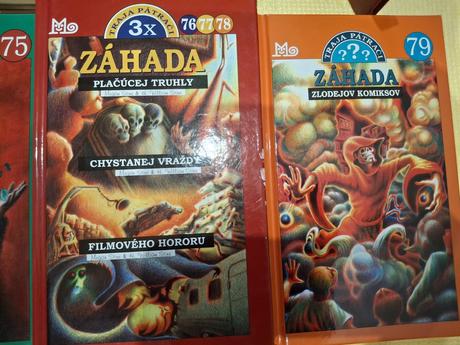 18 knih zo serie traja pátrači, 