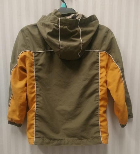 Oranžovo olivová prechodná bunda,dopodopo, 104-110, dopodopo,110