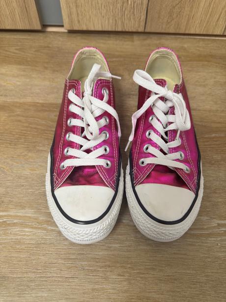 Metalické cyklaménové tenisky converse, converse,38