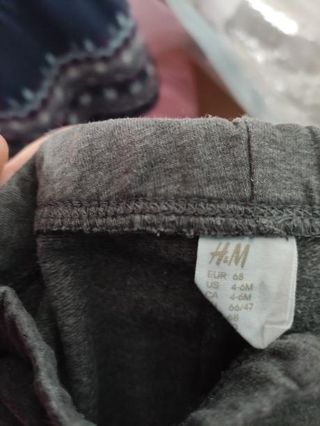 Zajačikové tepláčiky 68, h&m,68