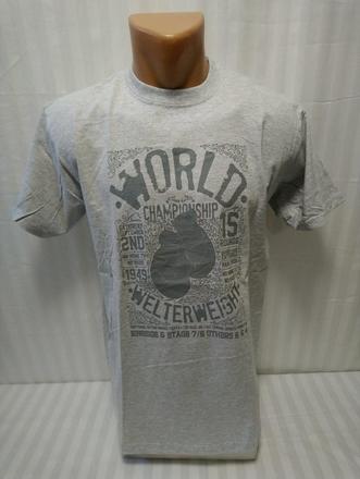 Pánske sivé tričko world, fruit, xxl, xxl