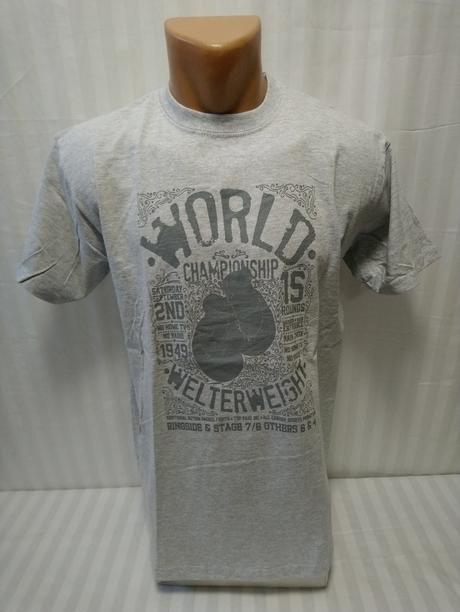 Pánske sivé tričko world, fruit, xxl, xxl