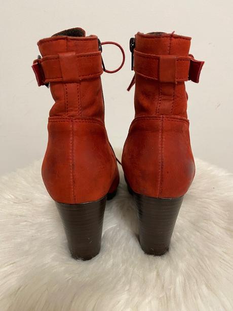 Kožené členkové čižmičky, 37